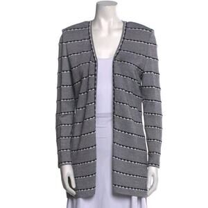 ST JOHN Collection by Marie Gray Open Front Cardigan Sweater Sz 6 (V1